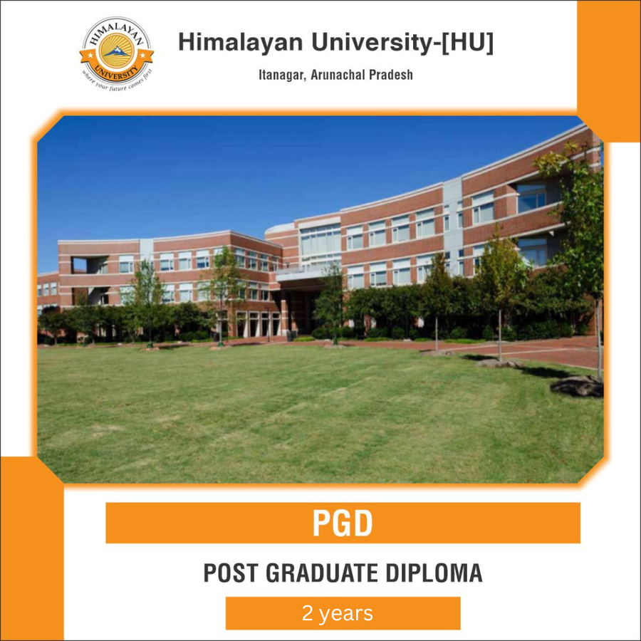 Post graduate Diploma in Computer Applications at Himalayan University, Itanagar